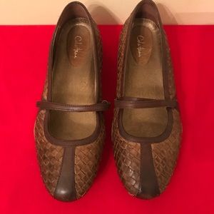 Cole Haan Bria Mary Jane Woven Leather Shoes